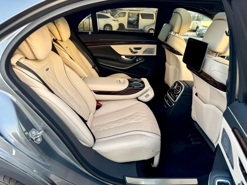 2018 Mercedes-Benz S-Class S 600L 12 Cylinders Petrol Engine Grey White Sedan Japanese Specs