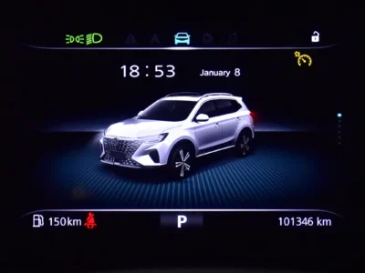 2023 MG RX5 Luxury 1.5 Litres 4 Cylinders Petrol Engine White Black Crossover GCC Specs