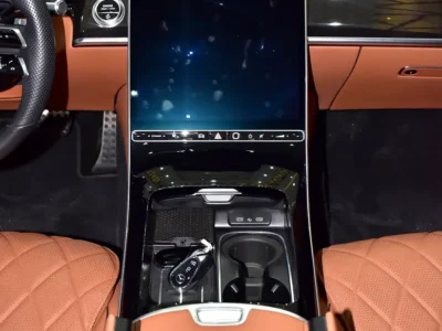 2021 Mercedes-Benz S-Class S 500 4MATIC 6 Cylinders Petrol Engine White Tan Sedan GCC Specs