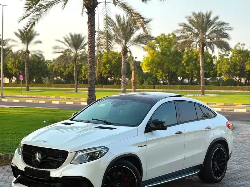2016 Mercedes-Benz GLE 63 S AMG 5.5 Litres V8 Biturbo Petrol Engine White Black Coupe