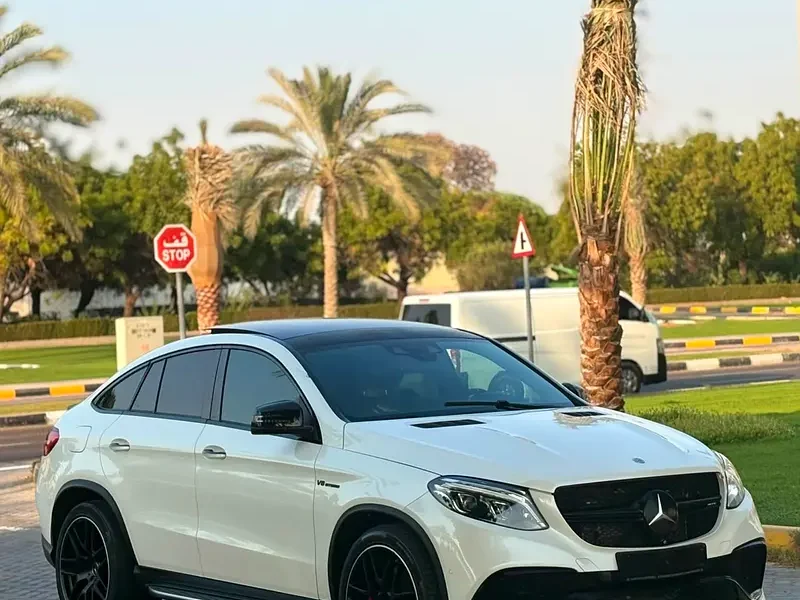 2016 Mercedes-Benz GLE 63 S AMG 5.5 Litres V8 Biturbo Petrol Engine White Black Coupe