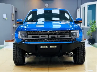 2010 FORD F-150 Raptor Svt 6.2 Litres V8 Petrol Engine Blue Black Pickup Truck GCC Specs Full Option
