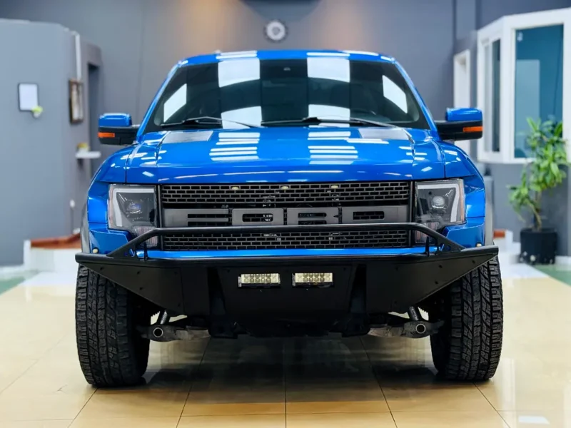 2010 FORD F-150 Raptor Svt 6.2 Litres V8 Petrol Engine Blue Black Pickup Truck GCC Specs Full Option