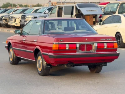1985 Toyota Cressida 4 Cylinders Petrol Engine Red Sedan GCC Specs Classic Edition Manual