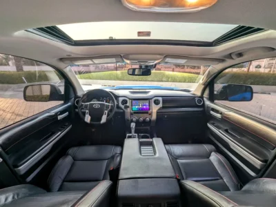 2019 Toyota Tundra Crewmax TRD Pro 8 Cylinders Petrol Engine Blue Black Pickup Truck US Specs