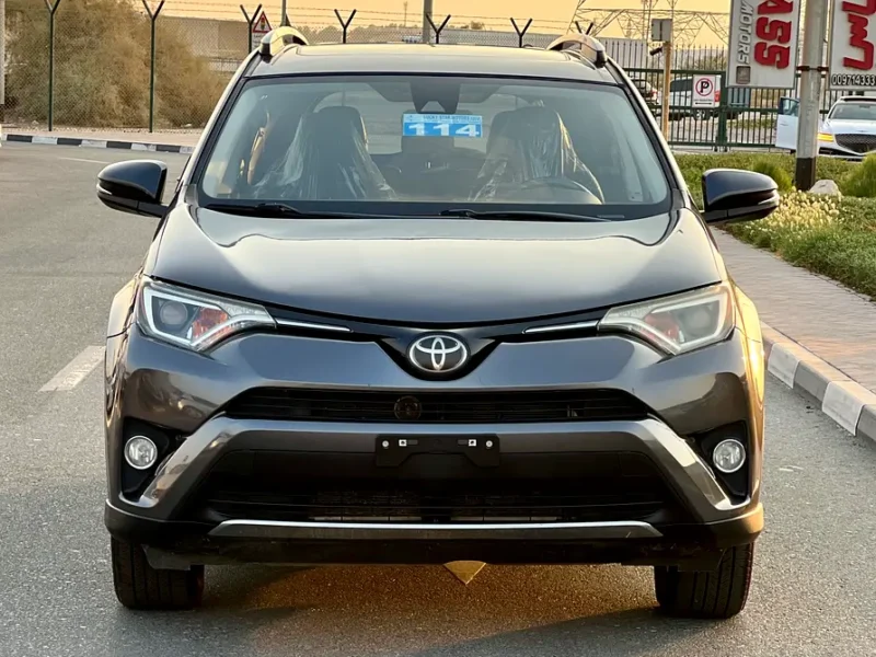 2018 Toyota RAV 4 XLE 4 Cylinders Petrol Engine Grey Black SUV US Specs Super Clean and Neat Car
