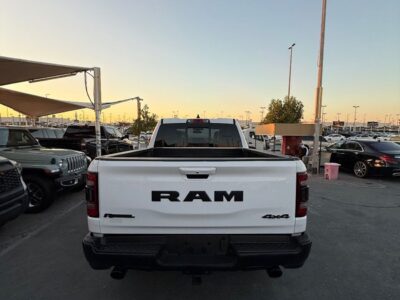 2020 RAM 1500 Rebel Crew Cab 5.7 Litres 8 Cylinders Petrol Engine White Black Pickup Truck US Specs