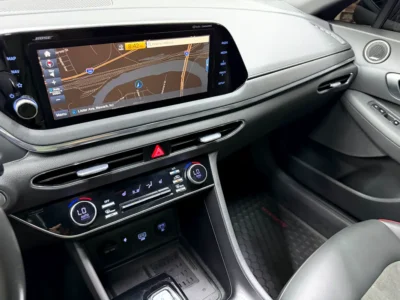 2020 Hyundai Sonata Premium 1.6 Litres Turbo 4 Cylinders Petrol Engine Yellow Black Sedan US Specs