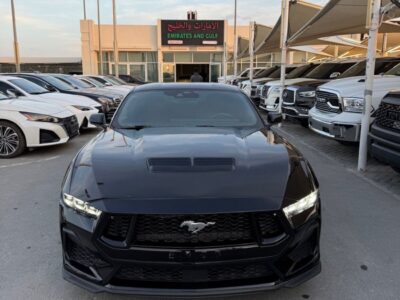 2024 Ford Mustang EcoBoost Premium 2.3 Litres 4 Cylinders Petrol Engine Black Red Convertible GCC