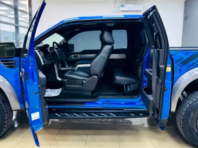 2010 FORD F-150 Raptor Svt 6.2 Litres V8 Petrol Engine Blue Black Pickup Truck GCC Specs Full Option