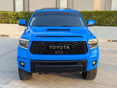 2019 Toyota Tundra Crewmax TRD Pro 8 Cylinders Petrol Engine Blue Black Pickup Truck US Specs