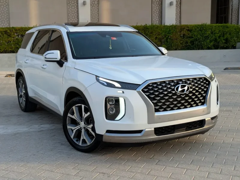 2022 Hyundai Palisade Limited 6 Cylinders Petrol Engine White Black SUV US Specs Excellent Condition