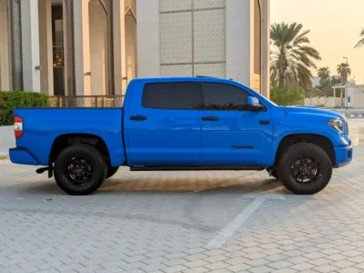 2019 Toyota Tundra Crewmax TRD Pro 8 Cylinders Petrol Engine Blue Black Pickup Truck US Specs