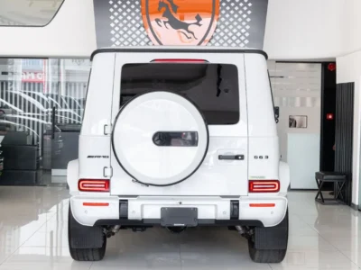 2025 Mercedes-Benz G 63 AMG STD 4.0L V8 Turbo Petrol Engine White Red SUV Japanese Specs
