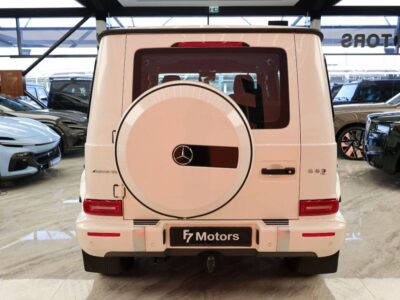 2021 Mercedes-Benz G 63 AMG 4.0L V8 Bi-Turbo Engine White Red SUV GCC MANUFAKTUR EXCLUSIVE