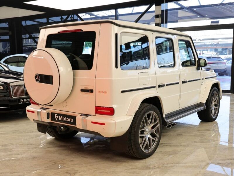 2021 Mercedes-Benz G 63 AMG 4.0L V8 Bi-Turbo Engine White Red SUV GCC MANUFAKTUR EXCLUSIVE