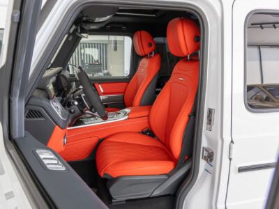 2025 Mercedes-Benz G 63 AMG STD 4.0L V8 Turbo Petrol Engine White Red SUV Japanese Specs