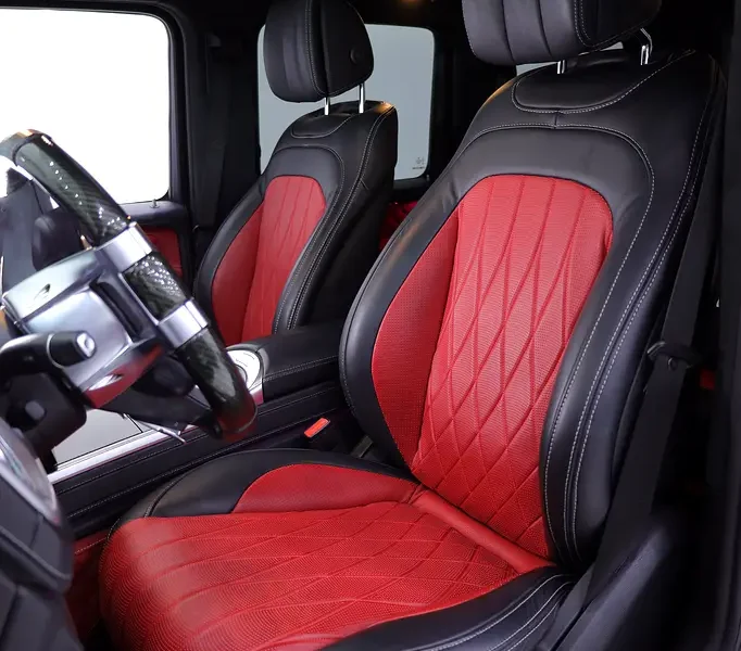 2023 Mercedes-Benz G-Class G 63 AMG 4.0L V8 Biturbo Engine Black Red SUV DOUBLE NIGHT PACKAGE