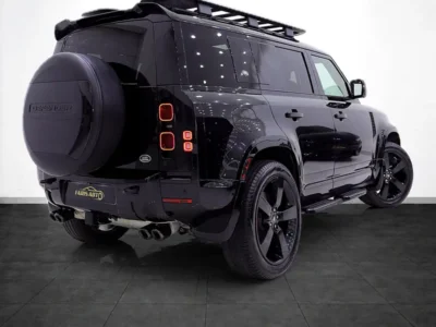 2023 Land Rover Defender 110 S P300 2.0L Turbocharged 4 Cylinders Petrol Engine Black Tan SUV