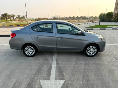 2022 Mitsubishi Attrage GLX Medium Line 1.2 Litres 3 Cylinders Petrol Engine Grey White Sedan GCC