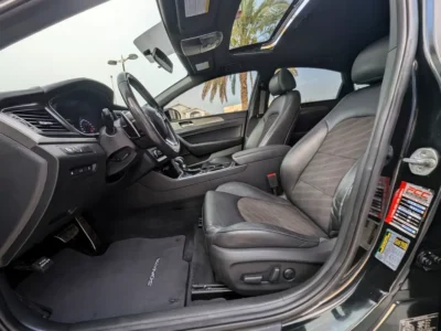 2018 Hyundai Sonata Sport 4 Cylinders Petrol Engine Black Grey Sedan US Specs Premium Condition