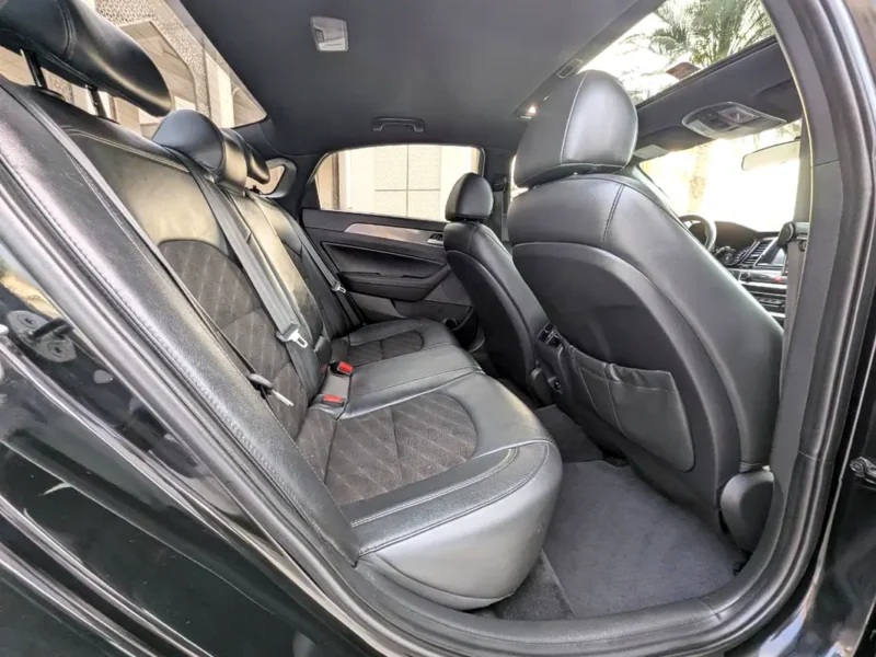 2018 Hyundai Sonata Sport 4 Cylinders Petrol Engine Black Grey Sedan US Specs Premium Condition
