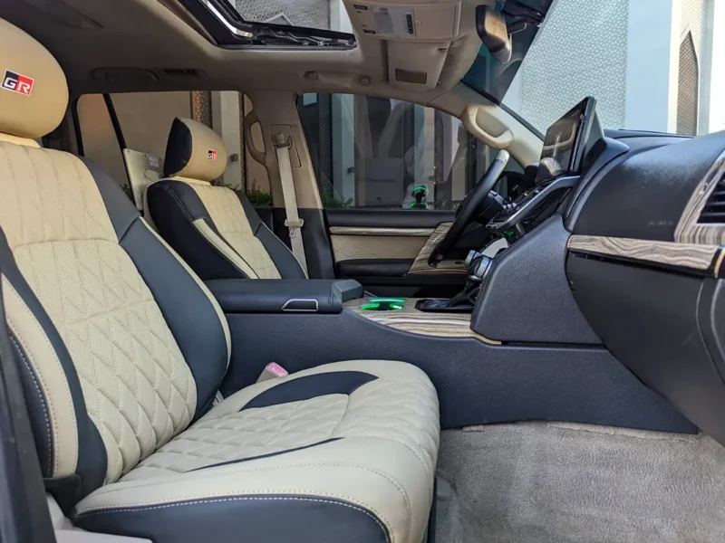2008 Toyota Land Cruiser GXR FACELIFTED 2025 6 Cylinders Petrol Engine Black Beige SUV GCC Specs