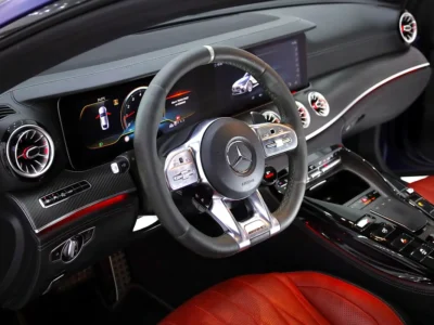 2020 Mercedes-Benz AMG GT 63 S 4MATIC+ 4.0L V8 Biturbo Engine Blue Black Sedan CARBON EXT/INT