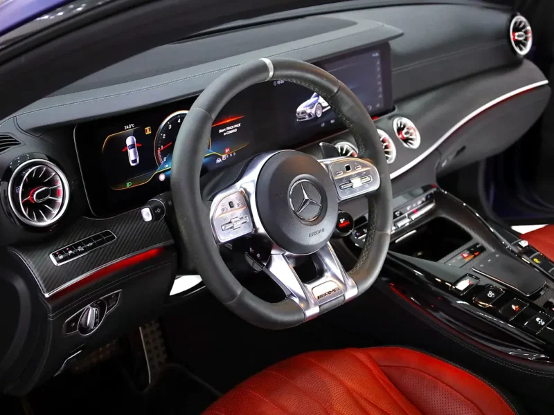 2020 Mercedes-Benz AMG GT 63 S 4MATIC+ 4.0L V8 Biturbo Engine Blue Black Sedan CARBON EXT/INT
