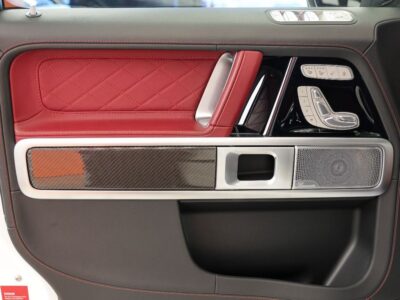 2021 Mercedes-Benz G 63 AMG 4.0L V8 Bi-Turbo Engine White Red SUV GCC MANUFAKTUR EXCLUSIVE