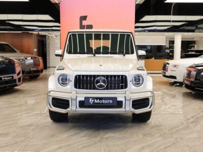 2021 Mercedes-Benz G 63 AMG 4.0L V8 Bi-Turbo Engine White Red SUV GCC MANUFAKTUR EXCLUSIVE