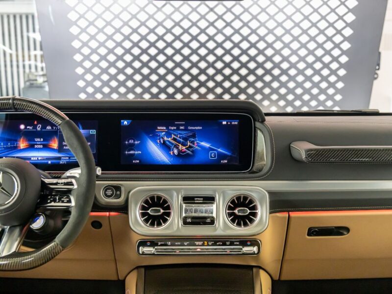 2025 Mercedes-Benz G 63 AMG STD 4.0L V8 Turbo Petrol Engine Black Tan SUV Japanese Specs