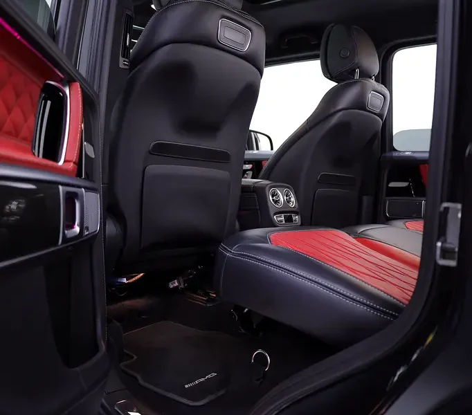 2023 Mercedes-Benz G-Class G 63 AMG 4.0L V8 Biturbo Engine Black Red SUV DOUBLE NIGHT PACKAGE