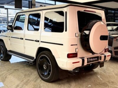 2022 Mercedes-Benz G 63 AMG 4.0L V8 Bi-Turbo Engine White Red SUV GCC Double Night Package