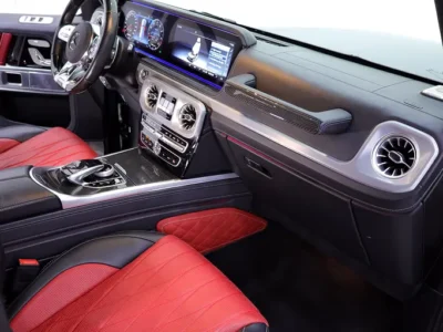 2023 Mercedes-Benz G-Class G 63 AMG 4.0L V8 Biturbo Engine Black Red SUV DOUBLE NIGHT PACKAGE