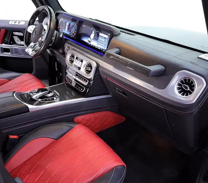 2023 Mercedes-Benz G-Class G 63 AMG 4.0L V8 Biturbo Engine Black Red SUV DOUBLE NIGHT PACKAGE