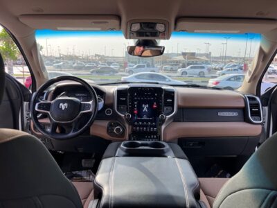2020 Dodge RAM 5.7 Litres 8 Cylinders Petrol Engine White Tan Pickup Truck American Specs