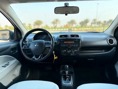2022 Mitsubishi Attrage GLX Medium Line 1.2 Litres 3 Cylinders Petrol Engine White Sedan GCC Specs
