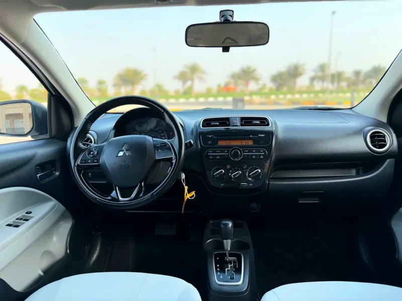 2022 Mitsubishi Attrage GLX Medium Line 1.2 Litres 3 Cylinders Petrol Engine White Sedan GCC Specs