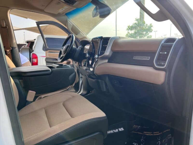 2020 Dodge RAM 5.7 Litres 8 Cylinders Petrol Engine White Tan Pickup Truck American Specs
