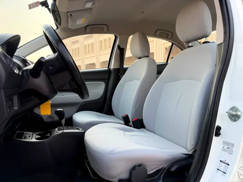 2022 Mitsubishi Attrage GLX Medium Line 1.2 Litres 3 Cylinders Petrol Engine White Sedan GCC Specs