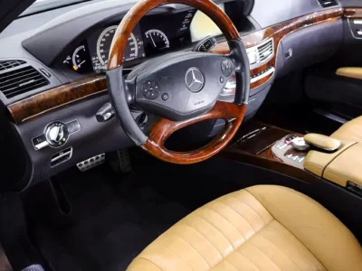 2011 Mercedes-Benz S-Class S 500 8 Cylinders Petrol Engine Brown tan Sedan GCC Specs FULLY LOADED