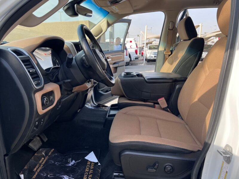 2020 Dodge RAM 5.7 Litres 8 Cylinders Petrol Engine White Tan Pickup Truck American Specs