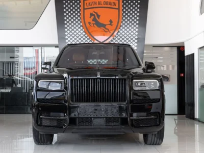 2022 Rolls Royce Cullinan BLACK BADGE 6.7 Litres 12 Cylinders Petrol Engine Black Brown SUV GCC