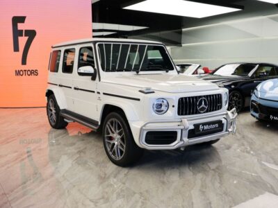 2021 Mercedes-Benz G 63 AMG 4.0L V8 Bi-Turbo Engine White Red SUV GCC MANUFAKTUR EXCLUSIVE