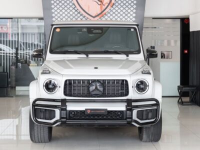 2025 Mercedes-Benz G 63 AMG STD 4.0L V8 Turbo Petrol Engine White Red SUV Japanese Specs