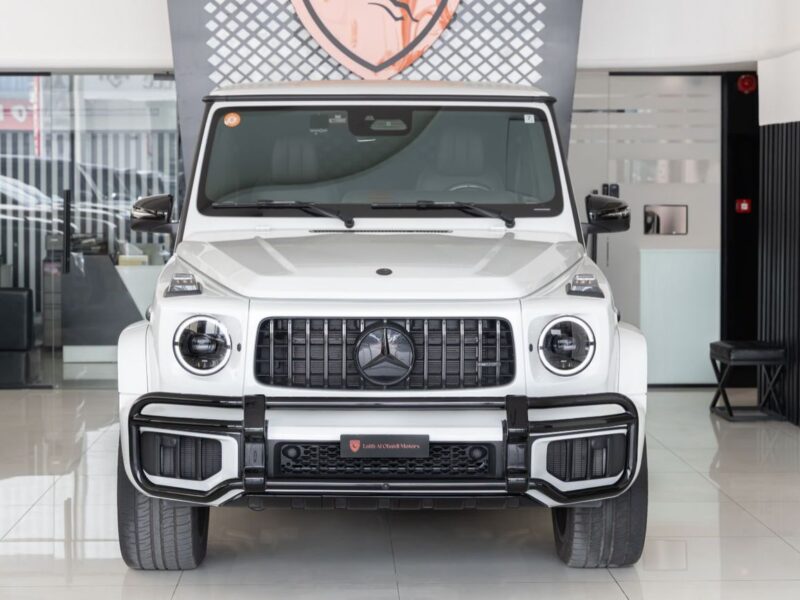 2025 Mercedes-Benz G 63 AMG STD 4.0L V8 Turbo Petrol Engine White Red SUV Japanese Specs