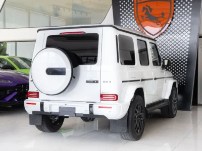 2025 Mercedes-Benz G 63 AMG STD 4.0L V8 Turbo Petrol Engine White Red SUV Japanese Specs