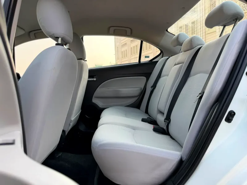 2022 Mitsubishi Attrage GLX Medium Line 1.2 Litres 3 Cylinders Petrol Engine White Sedan GCC Specs