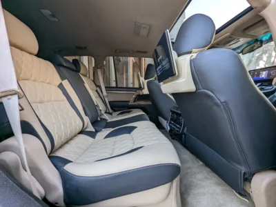 2008 Toyota Land Cruiser GXR FACELIFTED 2025 6 Cylinders Petrol Engine Black Beige SUV GCC Specs